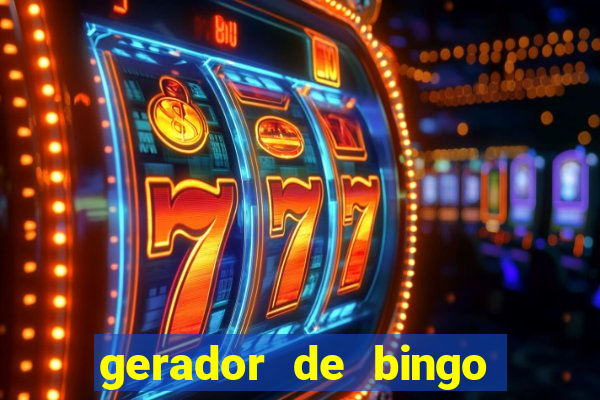 gerador de bingo de palavras